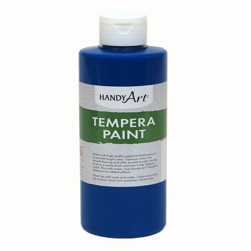 Handy Art Tempera Paint 8 ounce, Blue