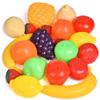 20 Pieces Play Fruits Playset - Life-Sized Toy Food for Kids Kitchen, Healthy Farmer's Market Grocery Pretend Play Plastic Toy Set for Toddlers view 2
