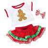 Adorable Gingerbread Girl Outfit Fits Most 8 to 10 inch Stuffed Animals view 1