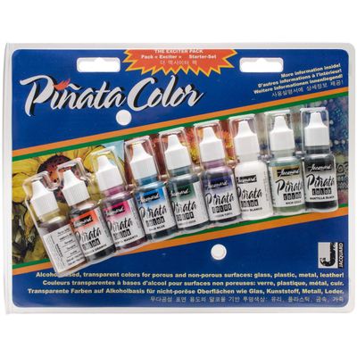 Jacquard Pinata Color Exciter Pack 9/Pkg- Fabric