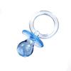 12 Medium Plastic Baby Shower Pacifiers 1.75" Long - Blue view 1
