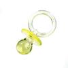 12 Medium Plastic Baby Shower Pacifiers 1.75" Long - Yellow view 1