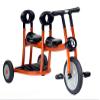 Italtrike Pilot Double Seat Outdoor Tricycle for Toddlers and Kids, Superior Engineering, Strong & Durable, Easy Assembly, Adjustable Seat, Ages 2-4 (Orange) view 1