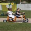 Italtrike Pilot Double Seat Outdoor Tricycle for Toddlers and Kids, Superior Engineering, Strong & Durable, Easy Assembly, Adjustable Seat, Ages 2-4 (Orange) view 3