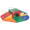 ECR4Kids SoftZone Lincoln Tunnel Climber, Toddler Playset, Assorted, 9-Piece view 2