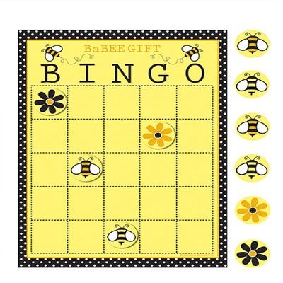 Creative Converting 197387 Buzz Bingo Game 60 Counts