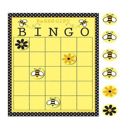 Creative Converting 197387 Buzz Bingo Game 60 Counts