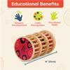 B. toys A Maze Rain Rush Dexterity Toy Crawling Rolling Tower Developmental Natural Wooden Rainmaker Toy Toys for Toddlers view 4