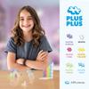 PLUS PLUS 600 Piece Interlocking Building Blocks for Kids, Open Ended Connecting Toys, STEM Bin Classroom Mini Manipulatives - Pastel Mix Play Tube view 4
