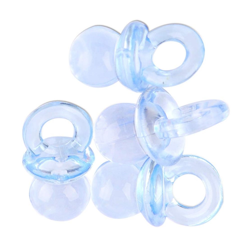 144 Mini Pacifiers Baby Shower Favor 7/8" Long - Blue