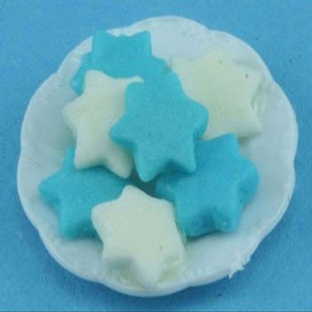 Dollhouse Miniature Hanukkah Cookies On Plate