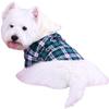 Green plaid hoodie 2 legs W153-M von Doggydolly view 4