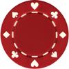 50 Clay Composite Suited 11.5-Gram Poker Chips (RED)