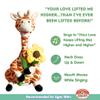 Animated Plush Giraffe - Gerry | Neck Grows and Sings Song "Your Love Lifts Me Higher" | Sweet Gift for Valentine's Day or Everyday | Romantic, Sweet, Cute Stuffed Animal for All Ages - 12 inches view 3