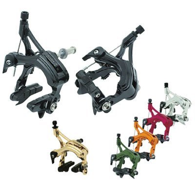 DIXNA CNC Dual Pip Brake Front Only OR Orange