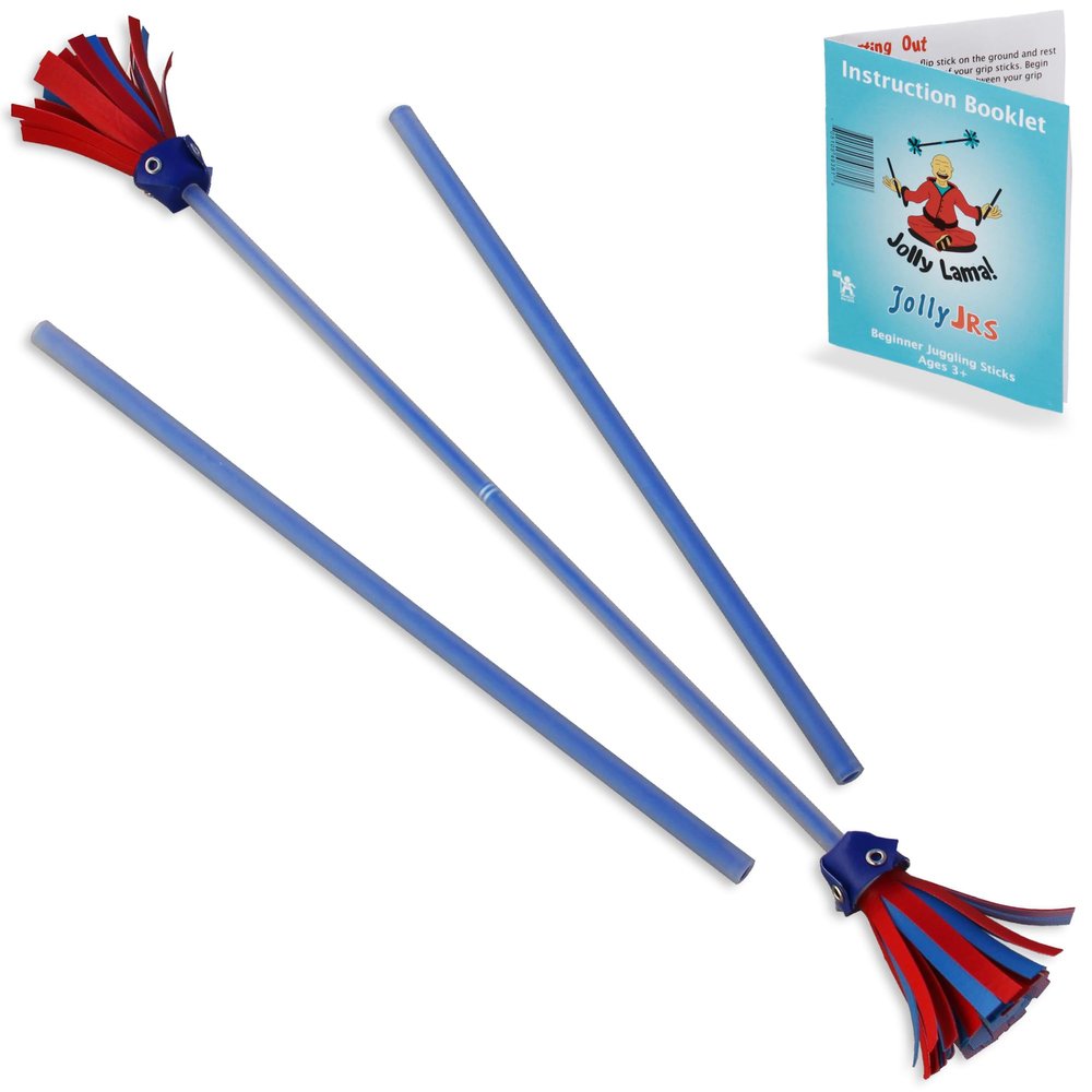 Blue Jolly JRS Youth Beginner Juggling Flower Sticks