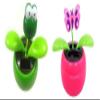 Solar Powered Dancing Frog and Butterfly- Package of Two (2) view 1