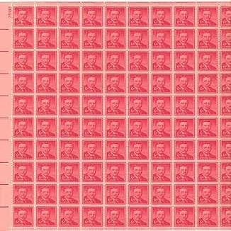 Theodore Roosevelt Sheet of 100 x 6 Cent US Postage Stamps NEW