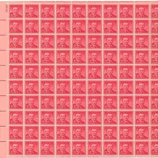 Theodore Roosevelt Sheet of 100 x 6 Cent US Postage Stamps NEW
