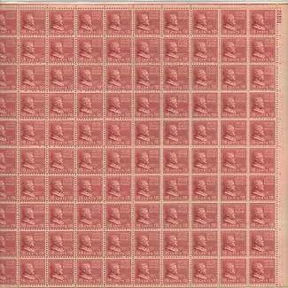 Ulysses S Grant Sheet of 100 x 18 Cent US Postage Stamps NEW Scot 823