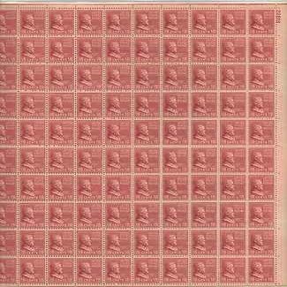 Ulysses S Grant Sheet of 100 x 18 Cent US Postage Stamps NEW Scot 823