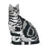 JEKCA American Shorthair Cat 01S-M01 | Cat Plastic Building Blocks | Age 14+ view 1
