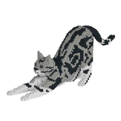 JEKCA American Shorthair Cat 04S-M01 | Cat Plastic Building Blocks | Age 14+