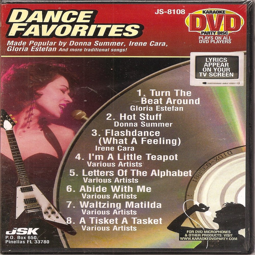Karaoke DVD Party Disc--Dance Favorites