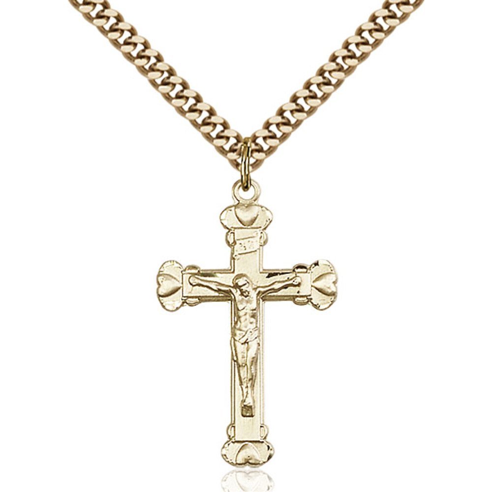 14kt Gold Filled Crucifix Pendant