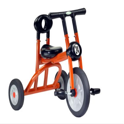 Italtrike Pilot Medium 12" Outdoor Tricycle for Toddlers and Kids, Superior Engineering, Strong & Durable, Easy Assembly, Adjustable Seat, Ages 2-4 (Orange)