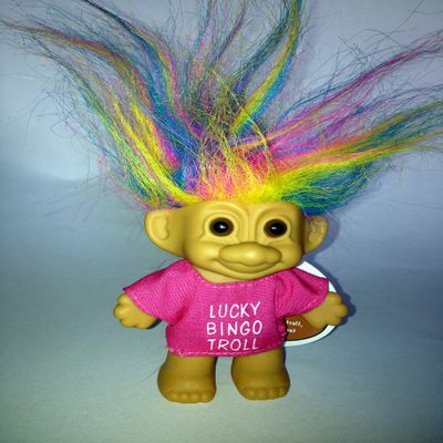 Russ Berrie Lucky Bingo Troll