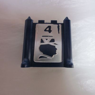 Stratego 1986 Vintage Game Piece: Blue Major #4