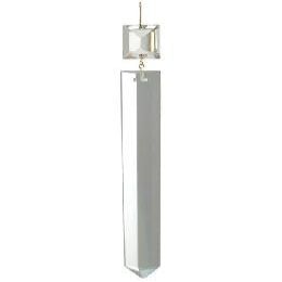 B&P Lamp BrilliantCut 4 Inch (100MM) Star Pattern Colonial Cry. Crystal Chandelier Light Replacement Pendant Prism
