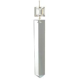 B&P Lamp BrilliantCut 4 Inch (100MM) Star Pattern Colonial Cry. Crystal Chandelier Light Replacement Pendant Prism
