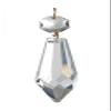 B&P Lamp 2" Clear Plug drop crystal prism view 2