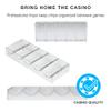 Brybelly Clear Acrylic Poker Chip Tray | for Standard Size Chips & Clay Chips | Each Tray Holds 100 Chips | 10 Trays - No Lids view 3