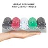 Brybelly Clear Acrylic Poker Chip Tray | for Standard Size Chips & Clay Chips | Each Tray Holds 100 Chips | 10 Trays - No Lids view 4