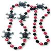 Gasparilla Pirate Skull and Cross Bones Mardi Gras Bead Necklace Spring Break Cajun Carnival Festival New Orleans Beads view 1