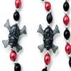 Gasparilla Pirate Skull and Cross Bones Mardi Gras Bead Necklace Spring Break Cajun Carnival Festival New Orleans Beads view 2