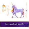 Unicorn Academy, Interactive Rainbow Light-up Wildstar Unicorn Toy with Lights, Sounds & Music, Dolls & Unicorn Toys for Girls Ages 4 and up view 2