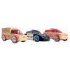 Automoblox Mini Rescue Pack  Wooden Mix-and-Match Vehicles  Build and Rebuild  Ages 4+ view 1