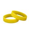50 Pack Yellow Ribbon Awareness Silicone Bracelets - Yellow Rubber Wristbands for Spina Bifida, Bladder Cancer, Sarcoma, Missing Children view 1