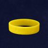 50 Pack Yellow Ribbon Awareness Silicone Bracelets - Yellow Rubber Wristbands for Spina Bifida, Bladder Cancer, Sarcoma, Missing Children view 2