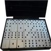 The Braille Superstore Tactile Sturdy Double-Six Dominoes Game for The Blind and Visually Impaired, Plastic (with Raised Dots) for Adults, Teens, and Children and Blind in Mind view 1