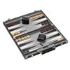Mainstreet Classics by GLD Products Pennsylvania Ave Backgammon Board Game Set , Black/White/Wood/Gry, 16 - 20 inches view 1