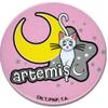 Great Eastern Entertainment Sailor Moon Artemis Button, 1.25" view 1