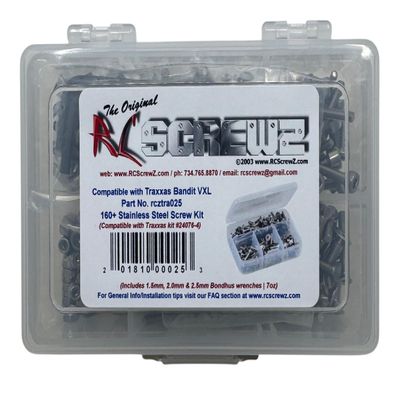 RCScrewZ Stainless Screw Kit #tra025 Compatible with Traxxas Bandit VXL