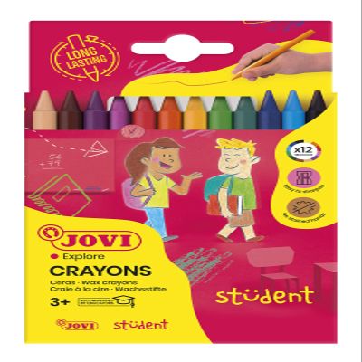 Jovi 913 Case with 12 Wax Crayons