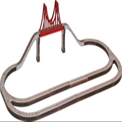 NameTrain Long Oval with Bridge Track Set - Made in USA