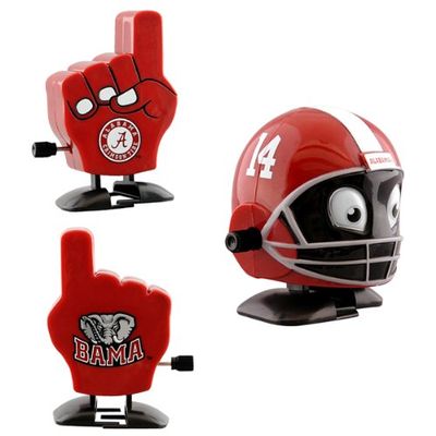 NCAA Alabama Crimson Tide Helmet and Fan Finger Wind-Up Set